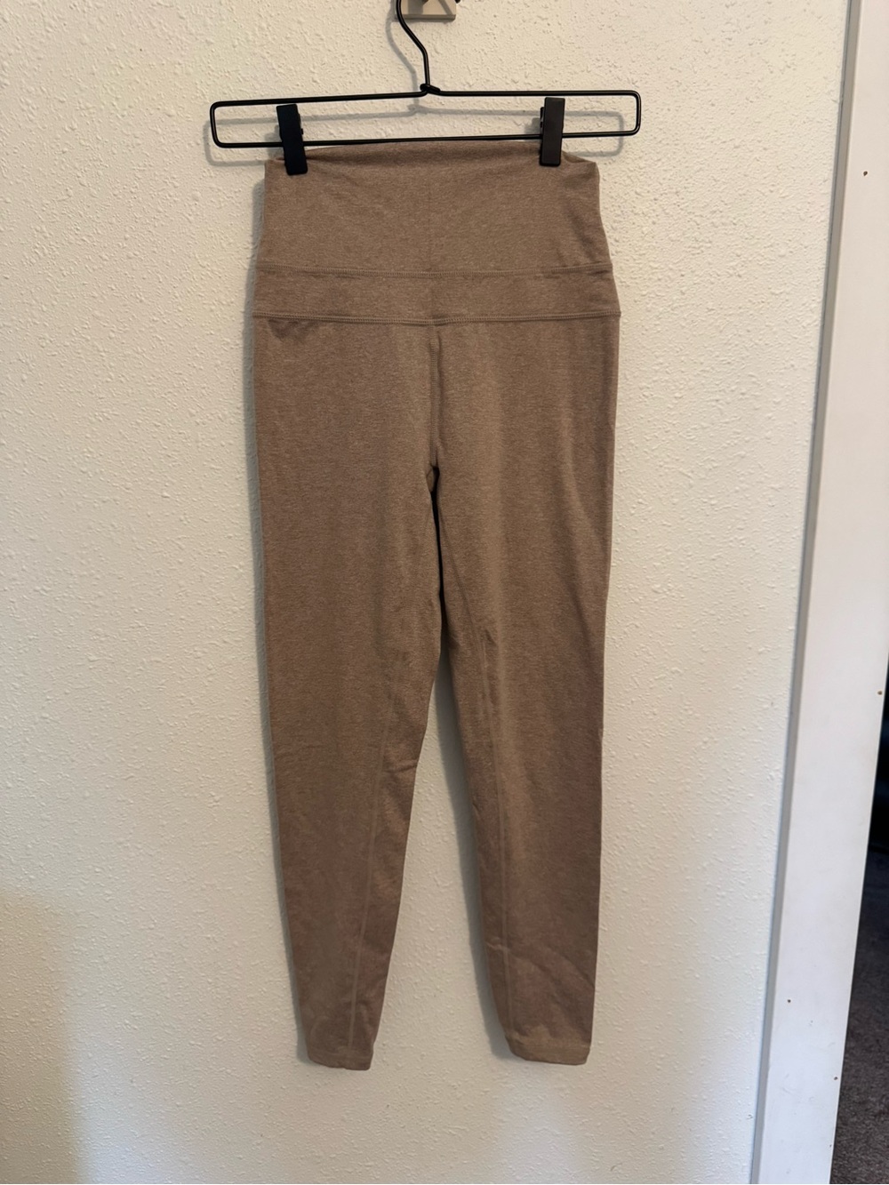 Varley Women's Heather Tan High Waist Leggings Size Small
